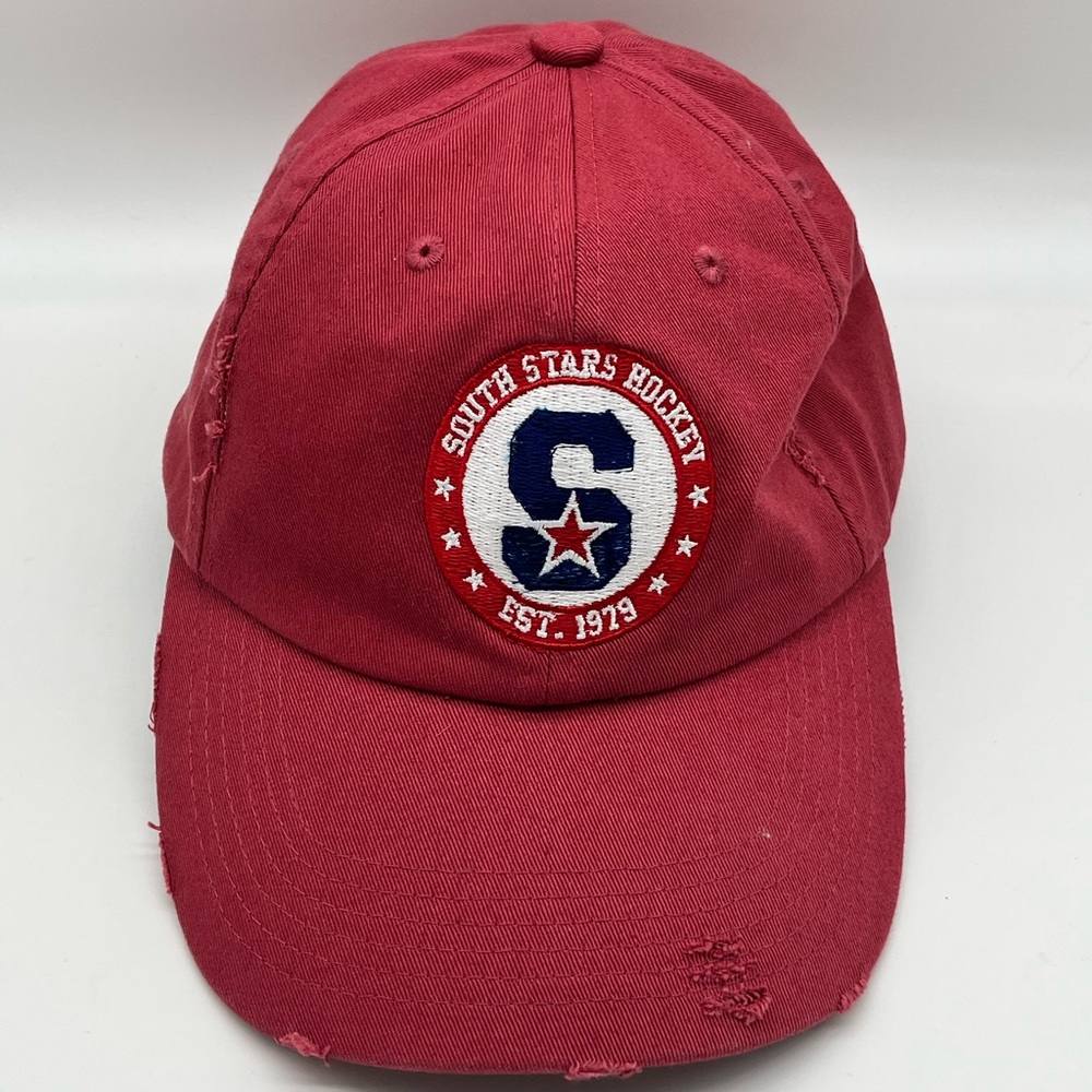 south stars hockey mens Red hat High school Hockey Gear